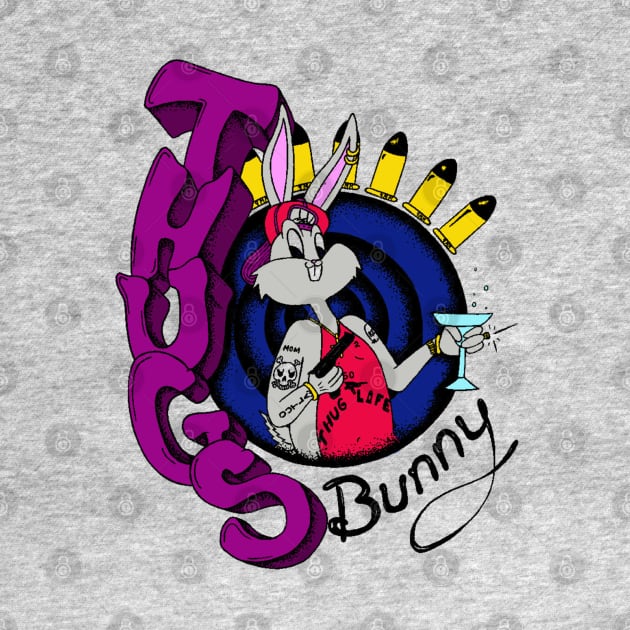 Thugs Bunny bullseye by salesgod